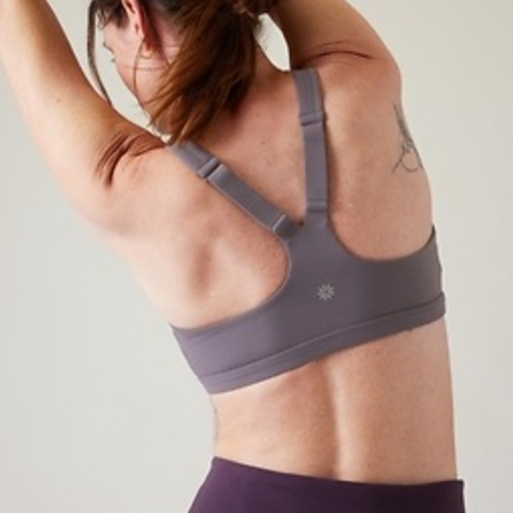 Dusty Purple Athleta Harmony Sports Bra - Picture 2 of 5